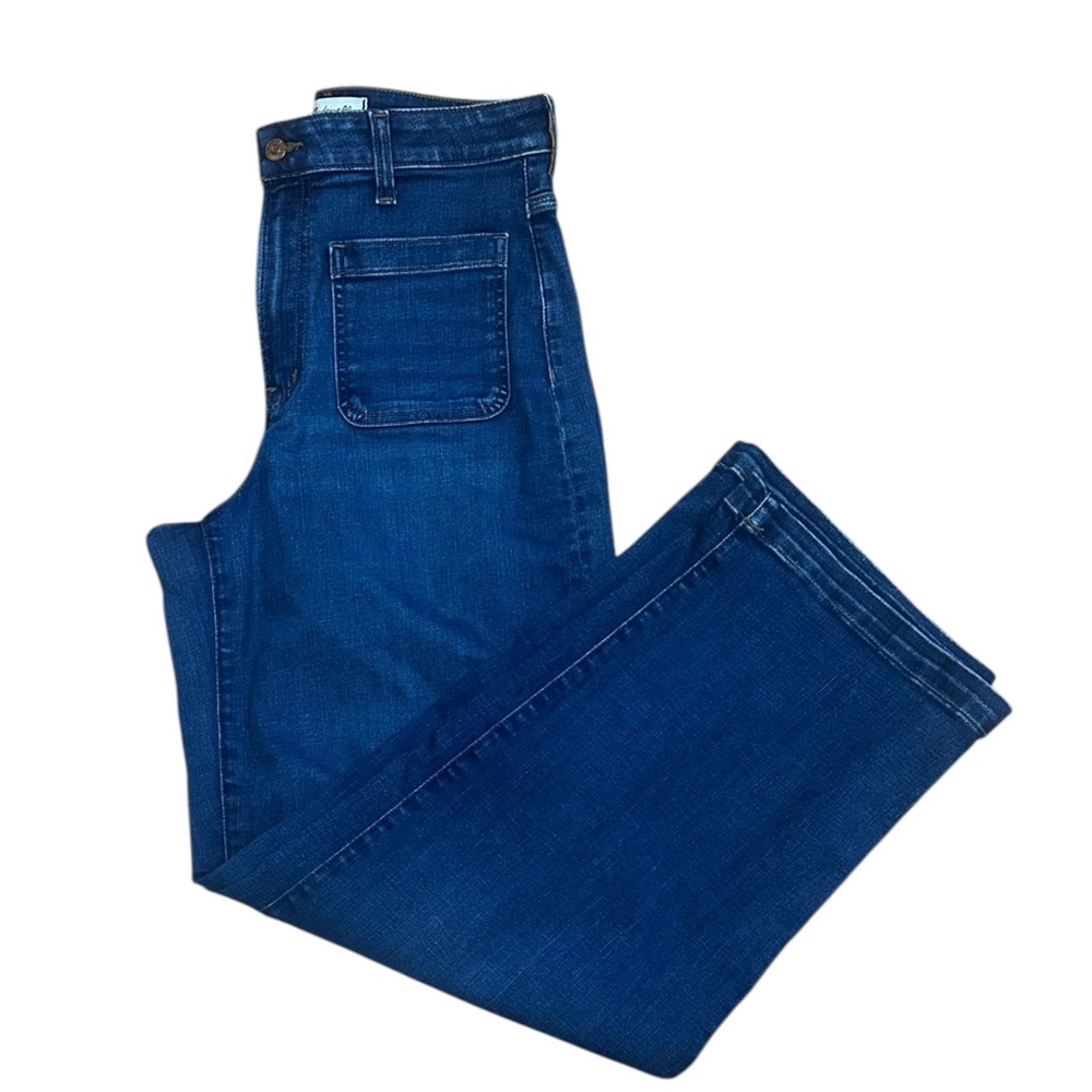 Madewell Women's Wide Leg Jeans in Dark Blue